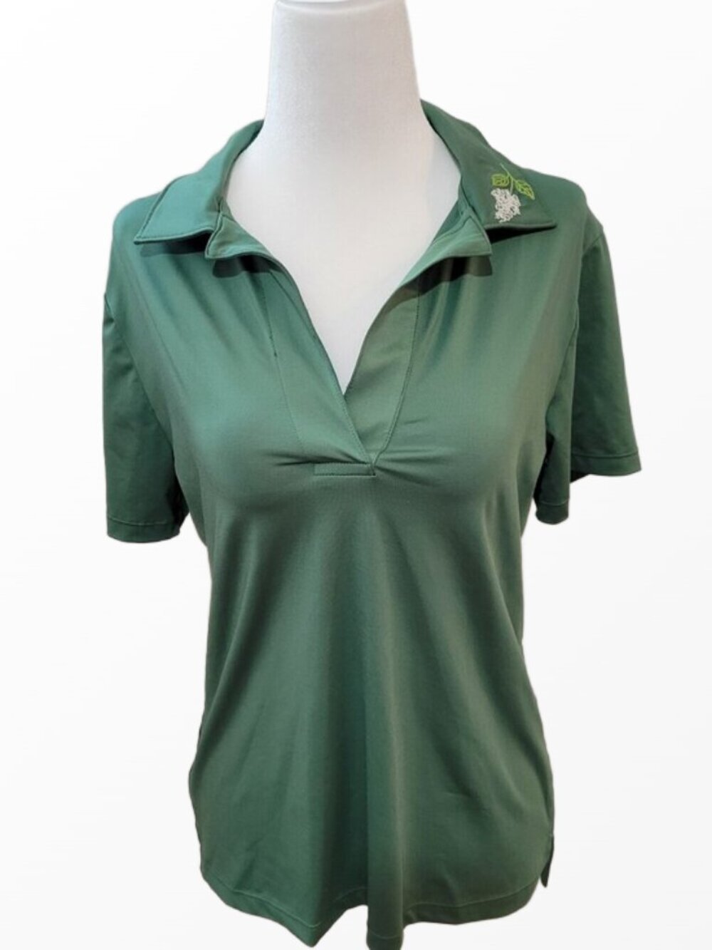 Tuckernuck short sleeve Casual Athletic embroidered open polo shirt golf size S